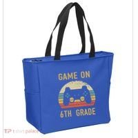 Game On 6Th Grade Cool Gift 6Th Graders Gamers Back To School Great Gift Tote Bag thumb 2