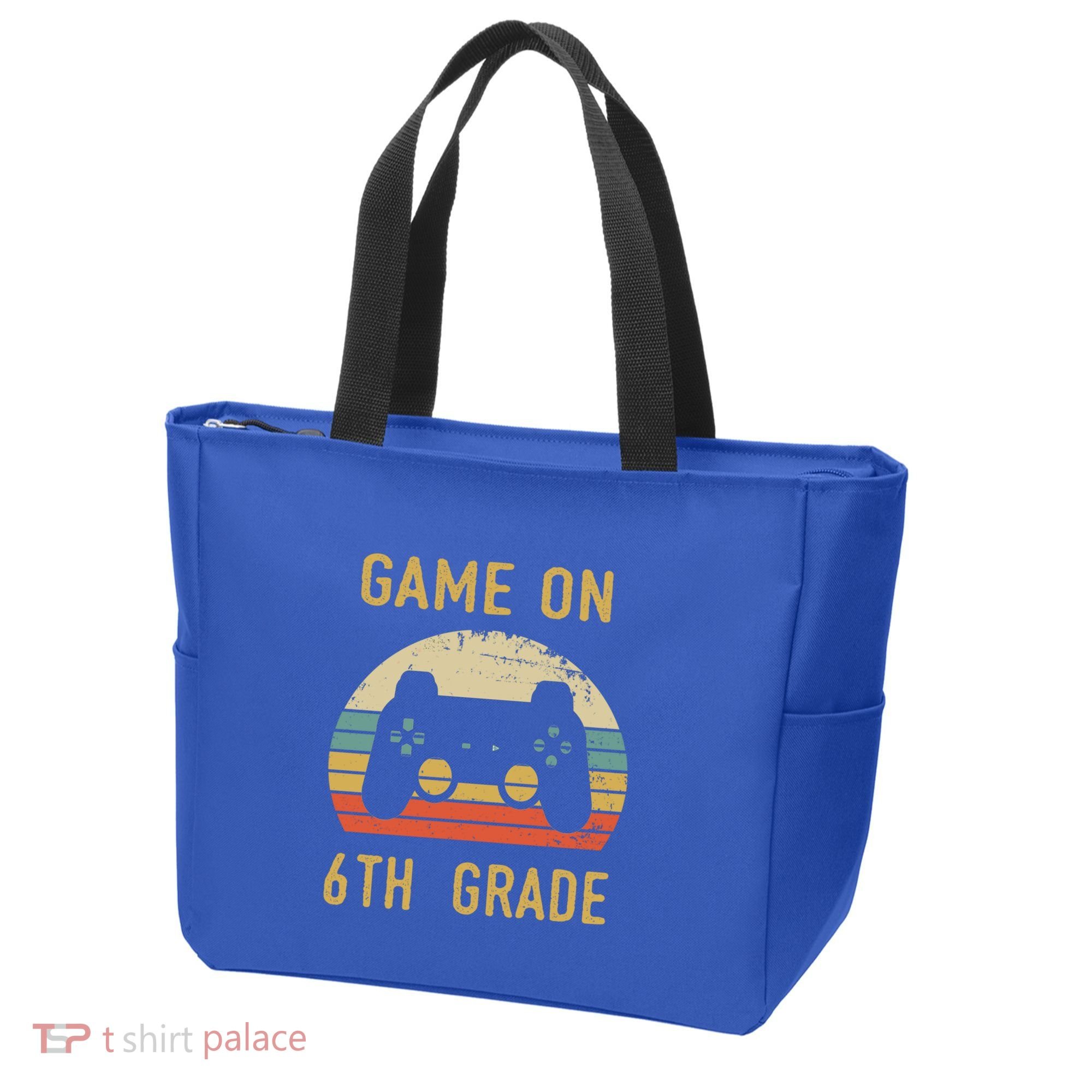 Game On 6Th Grade Cool Gift 6Th Graders Gamers Back To School Great Gift Tote Bag
