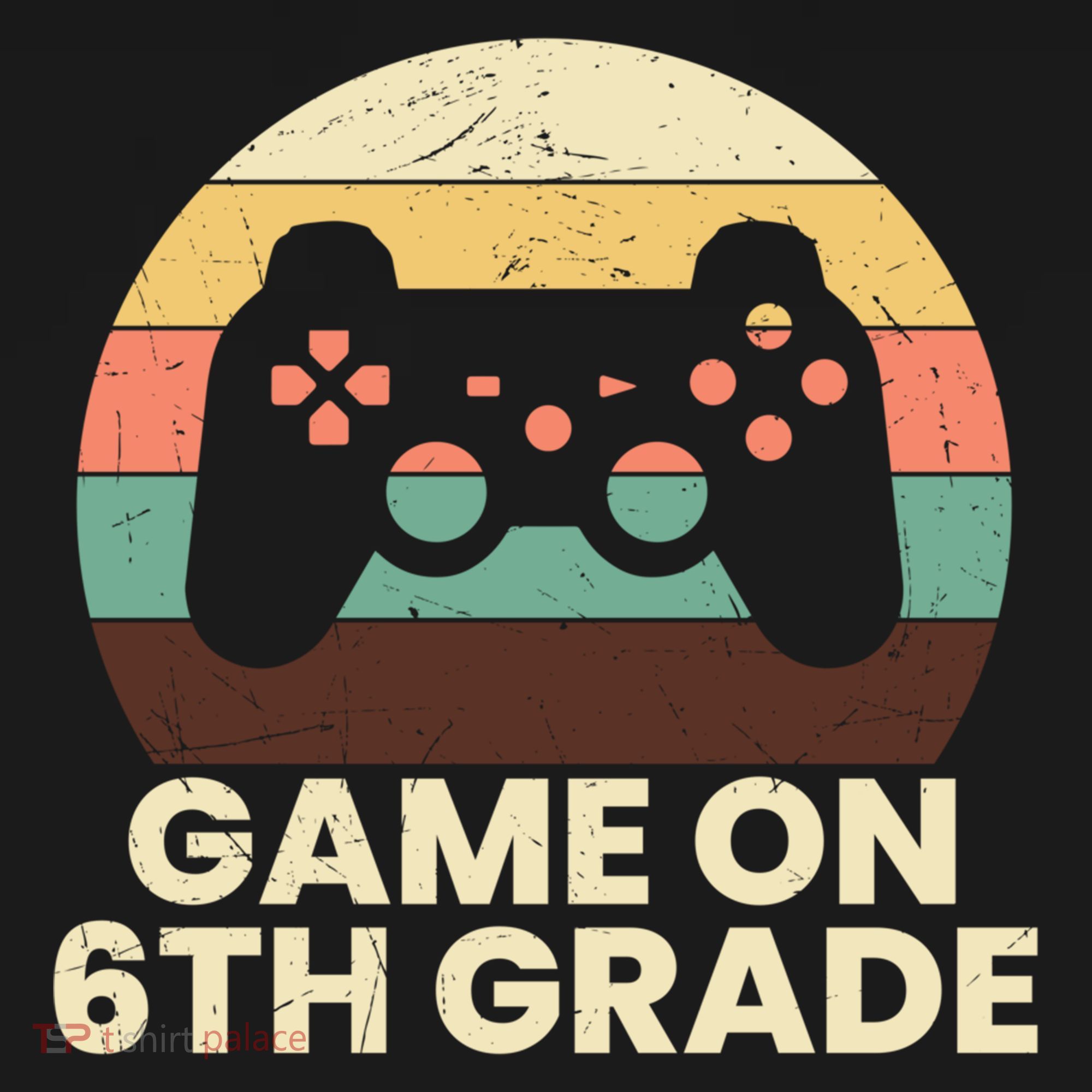 Game On 6Th Grade Video Game Back To School Student Gamer Cute Gift Women's Hoodie