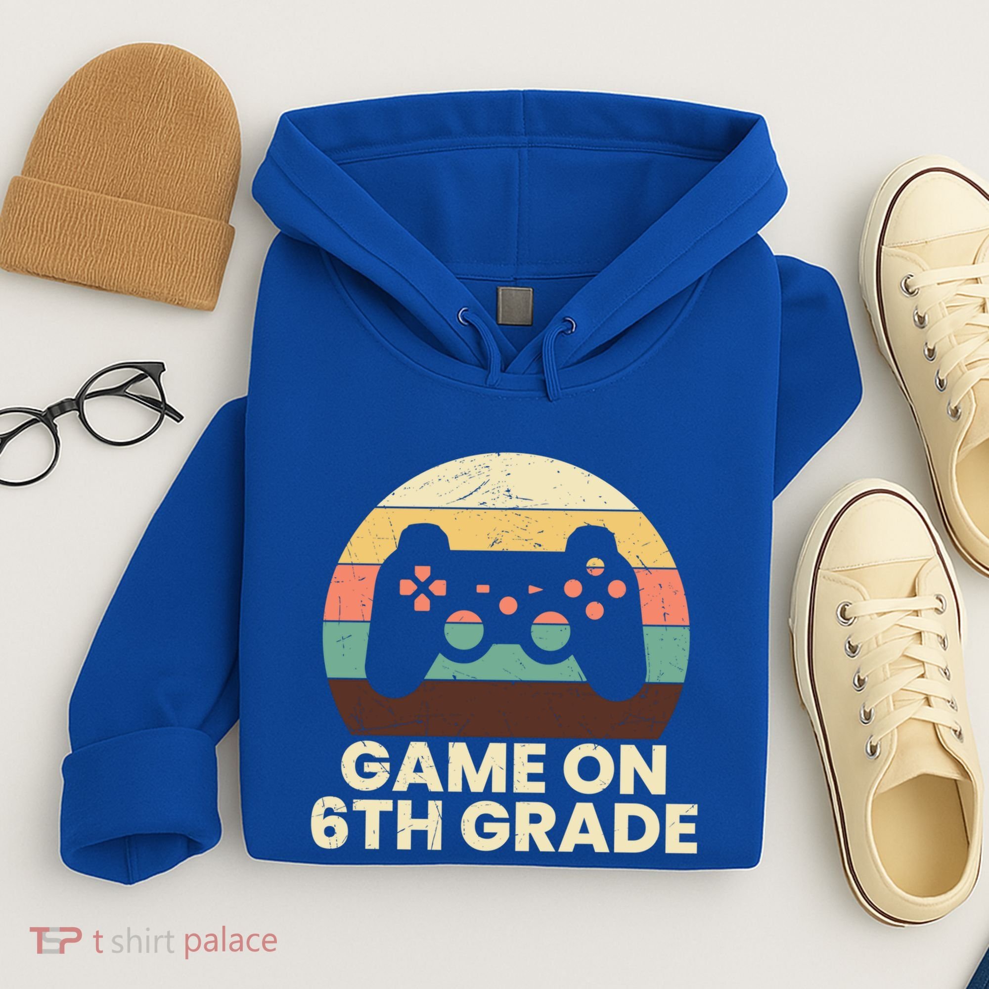 Game On 6Th Grade Video Game Back To School Student Gamer Cute Gift Hoodie