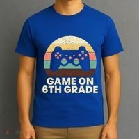 Game On 6Th Grade Video Game Back To School Student Gamer Cute Gift T-Shirt thumb 3
