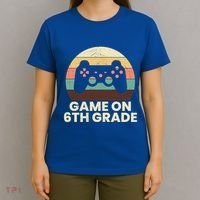 Game On 6Th Grade Video Game Back To School Student Gamer Cute Gift T-Shirt thumb 4