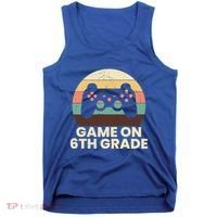 Game On 6Th Grade Video Game Back To School Student Gamer Cute Gift Tank Top thumb 0