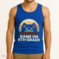 Game On 6Th Grade Video Game Back To School Student Gamer Cute Gift Tank Top thumb 3