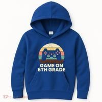 Game On 6Th Grade Video Game Back To School Student Gamer Cute Gift Kids Hoodie thumb 0