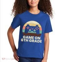 Game On 6Th Grade Video Game Back To School Student Gamer Cute Gift Kids T-Shirt thumb 2