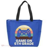Game On 6Th Grade Video Game Back To School Student Gamer Cute Gift Tote Bag thumb 0