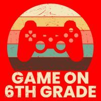 Game On 6Th Grade Video Game Back To School Student Gamer Cute Gift Santa Hat thumb 1