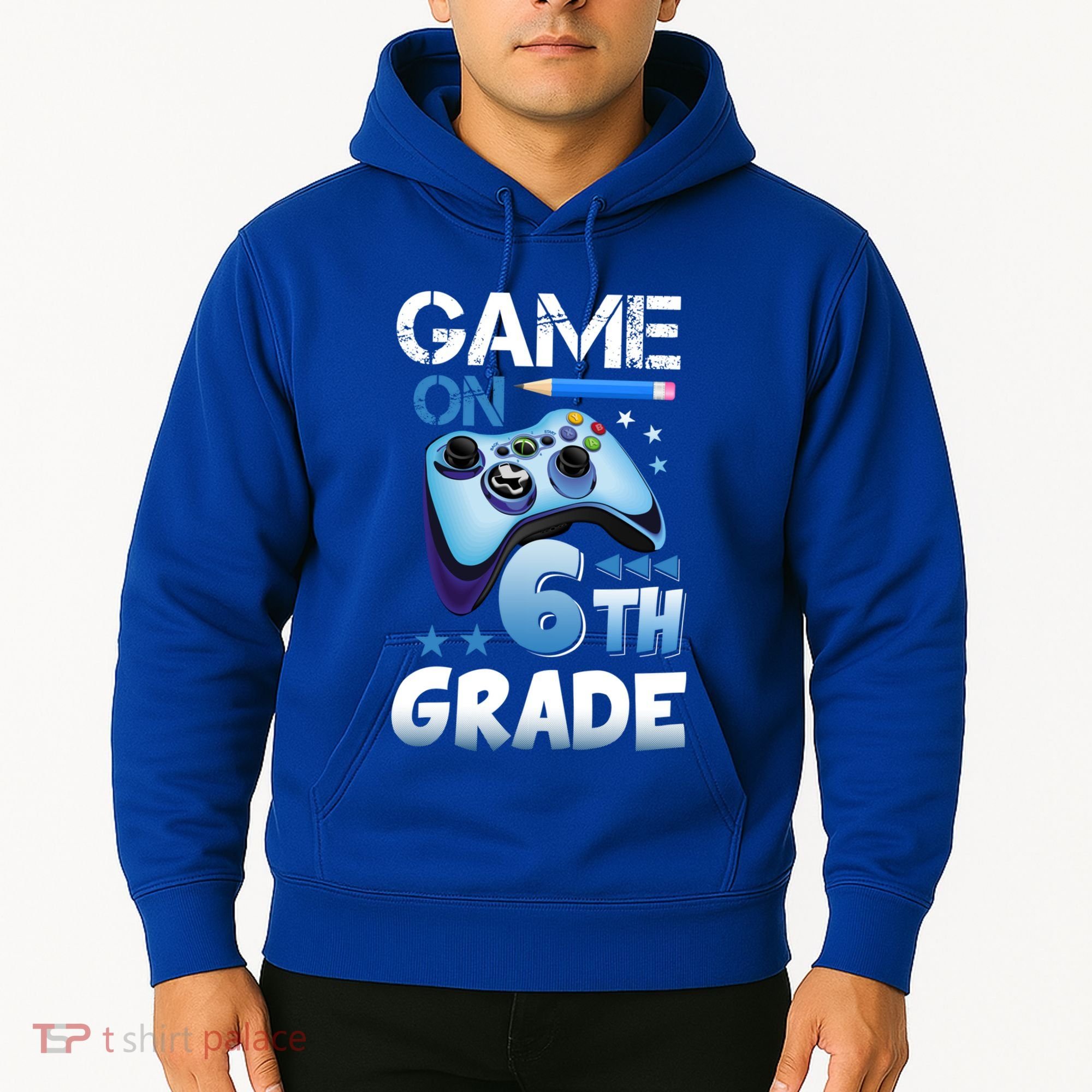 Game On 6Th Grade First Day Gamer Back To School Gift Hoodie