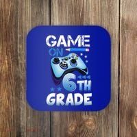 Game On 6Th Grade First Day Gamer Back To School Gift Coaster thumb 0