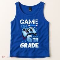 Game On 6Th Grade First Day Gamer Back To School Gift Tank Top thumb 2