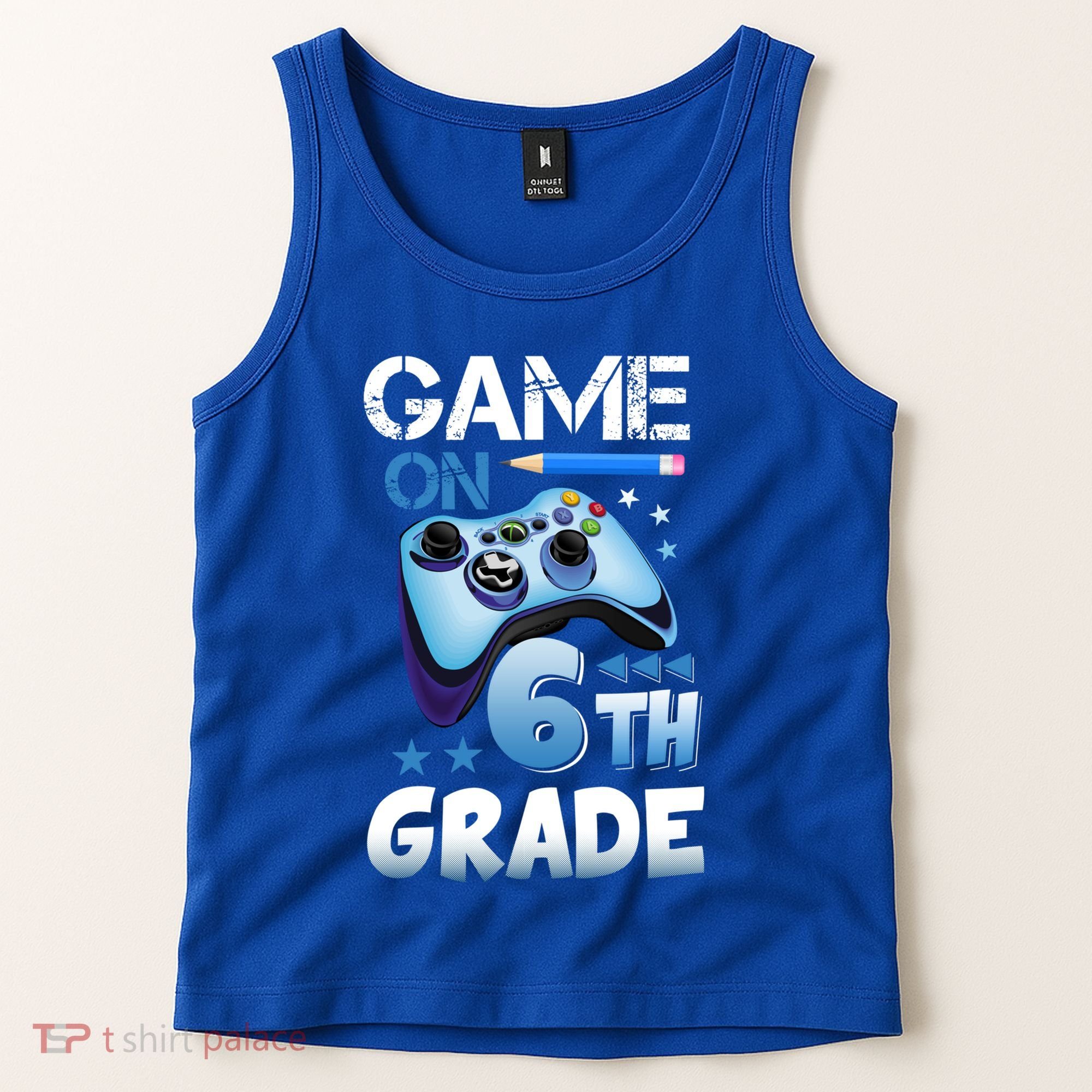 Game On 6Th Grade First Day Gamer Back To School Gift Tank Top