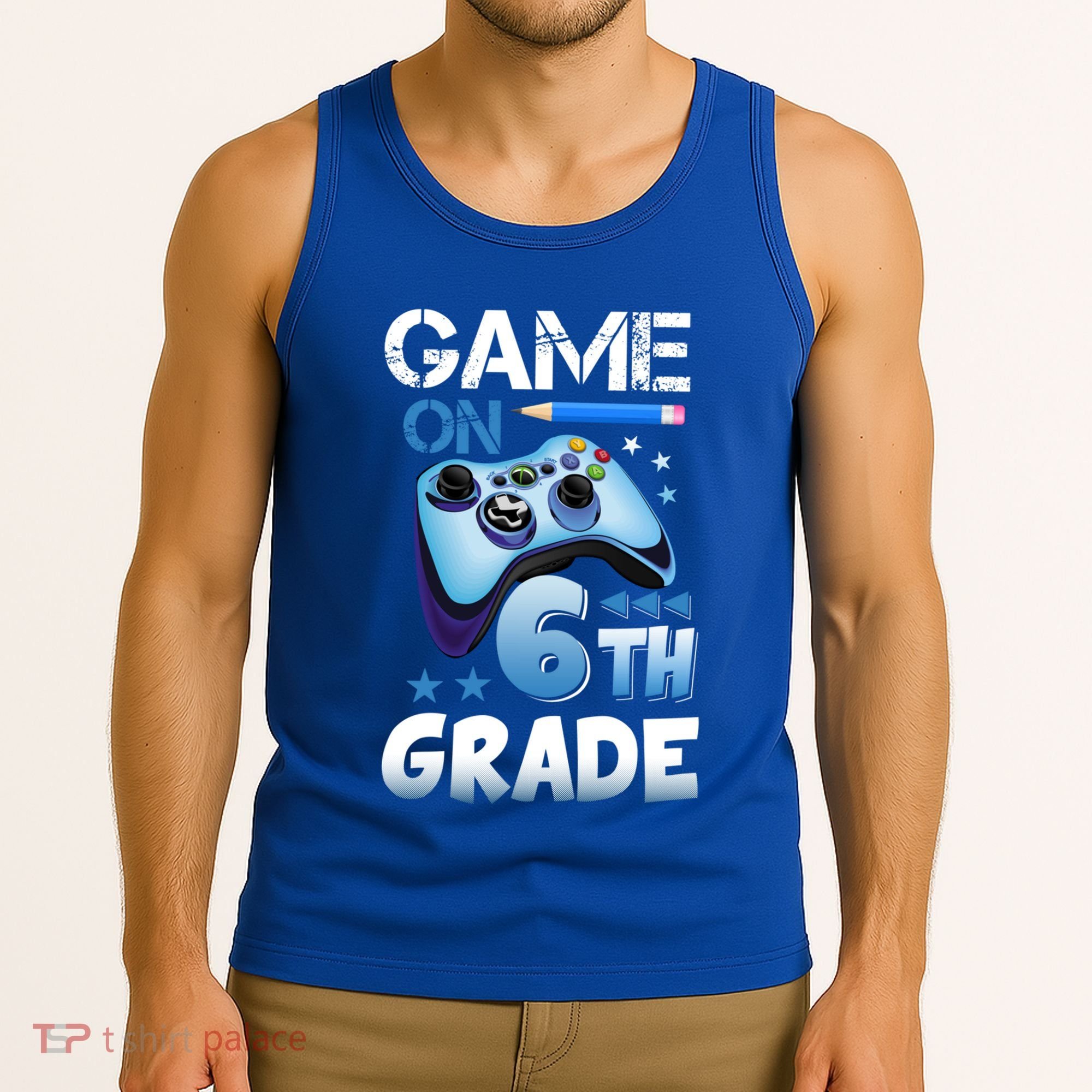 Game On 6Th Grade First Day Gamer Back To School Gift Tank Top
