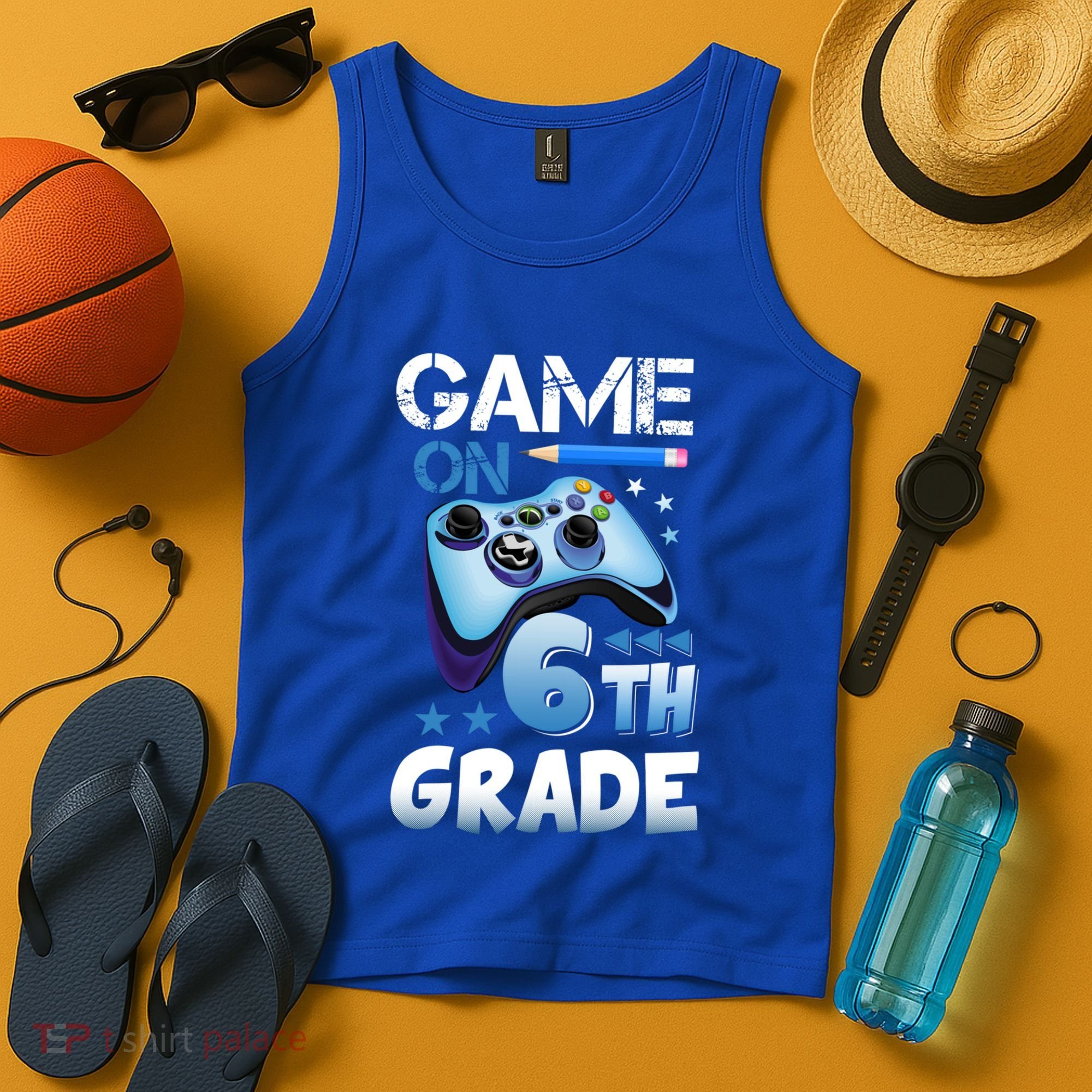 Game On 6Th Grade First Day Gamer Back To School Gift Tank Top