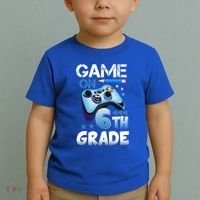 Game On 6Th Grade First Day Gamer Back To School Gift Toddler T-Shirt thumb 2