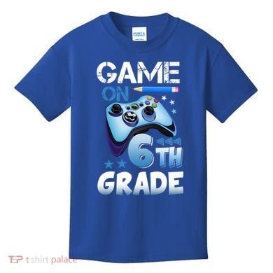 Game On 6Th Grade First Day Gamer Back To School Gift Kids T-Shirt