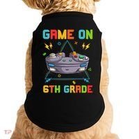 Game On 6Th Grade Funny Back To School 6Th Grade Video Games Gift Doggie Tank thumb 0