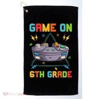 Game On 6Th Grade Funny Back To School 6Th Grade Video Games Gift Golf Towel thumb 0