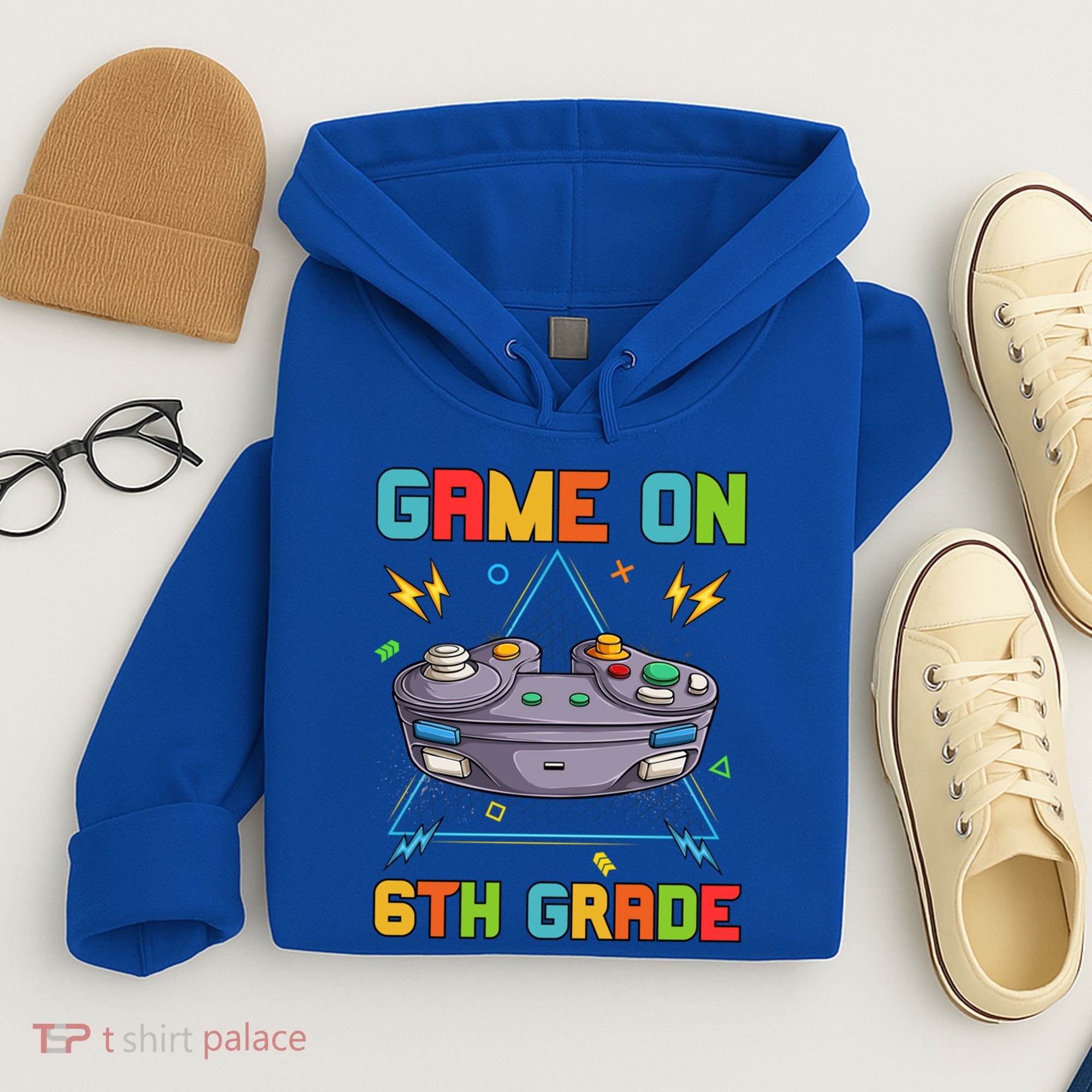 Game On 6Th Grade Funny Back To School 6Th Grade Video Games Gift Hoodie