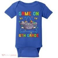 Game On 6Th Grade Funny Back To School 6Th Grade Video Games Gift Baby Bodysuit thumb 0