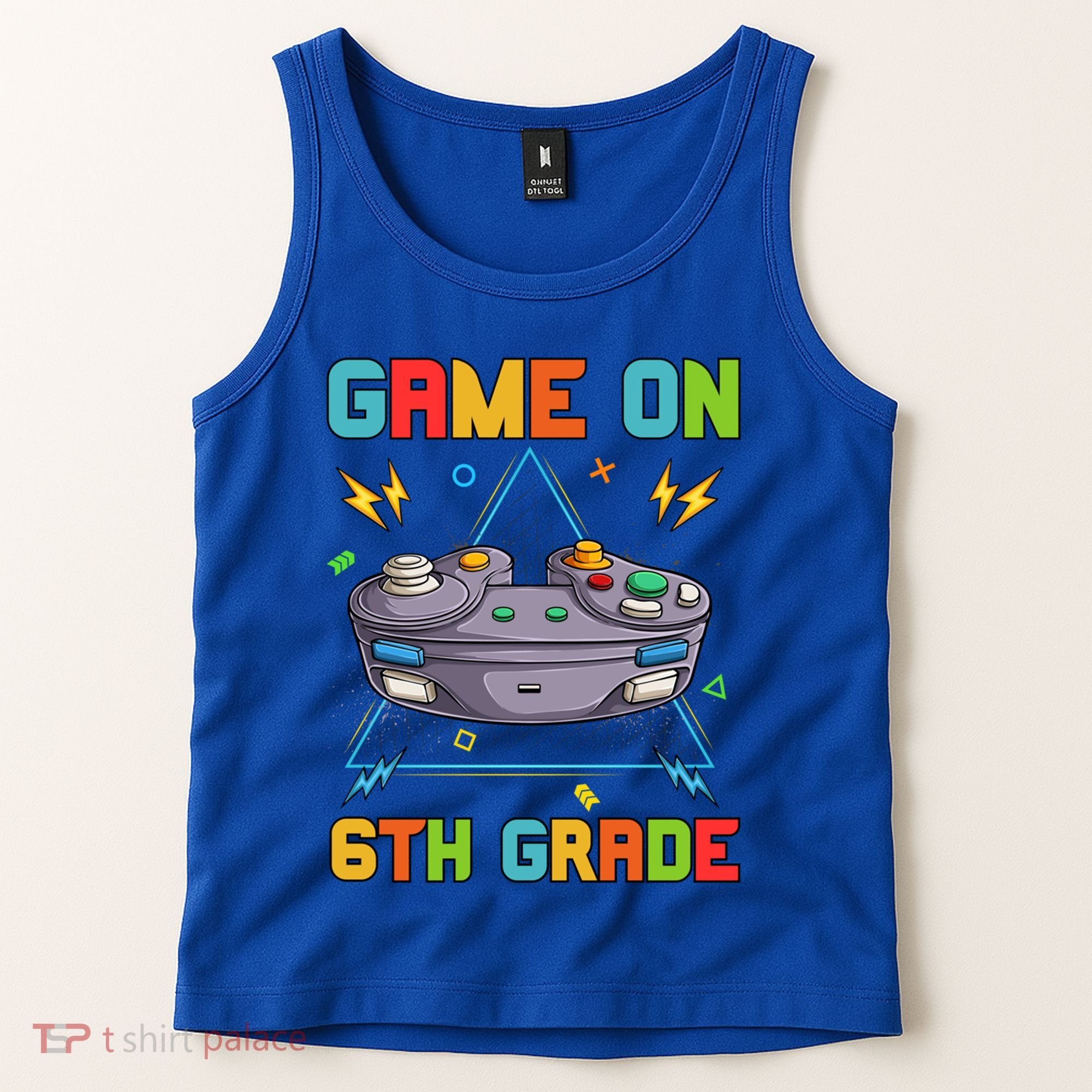 Game On 6Th Grade Funny Back To School 6Th Grade Video Games Gift Tank Top
