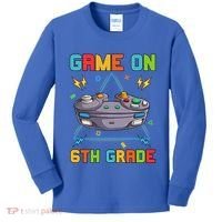 Game On 6Th Grade Funny Back To School 6Th Grade Video Games Gift Kids Long Sleeve Shirt thumb 0