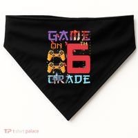 Game On 6Th Sixth Grade 6Th Grade First Day Of School Gift USA-Made Doggie Bandana thumb 0