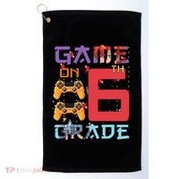Game On 6Th Sixth Grade 6Th Grade First Day Of School Gift Golf Towel thumb 0
