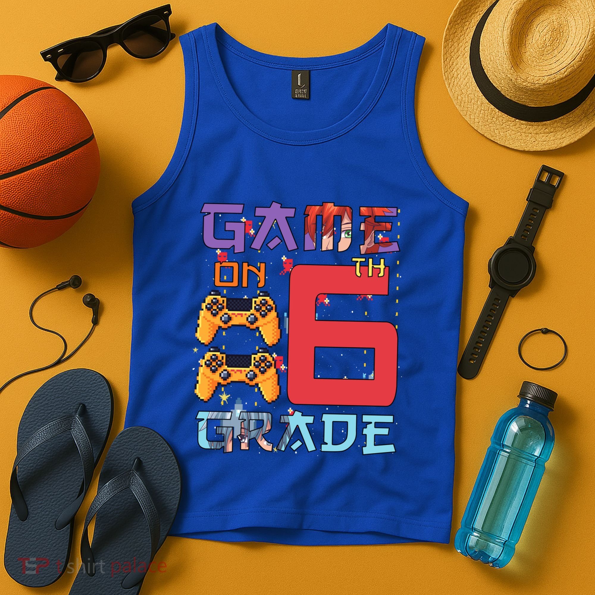Game On 6Th Sixth Grade 6Th Grade First Day Of School Gift Tank Top
