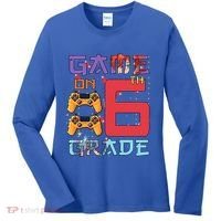 Game On 6Th Sixth Grade 6Th Grade First Day Of School Gift Women's Long Sleeve Shirt thumb 0