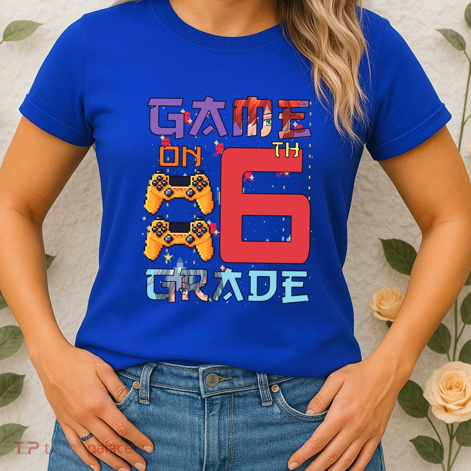 Game On 6Th Sixth Grade 6Th Grade First Day Of School Gift Women's T-Shirt