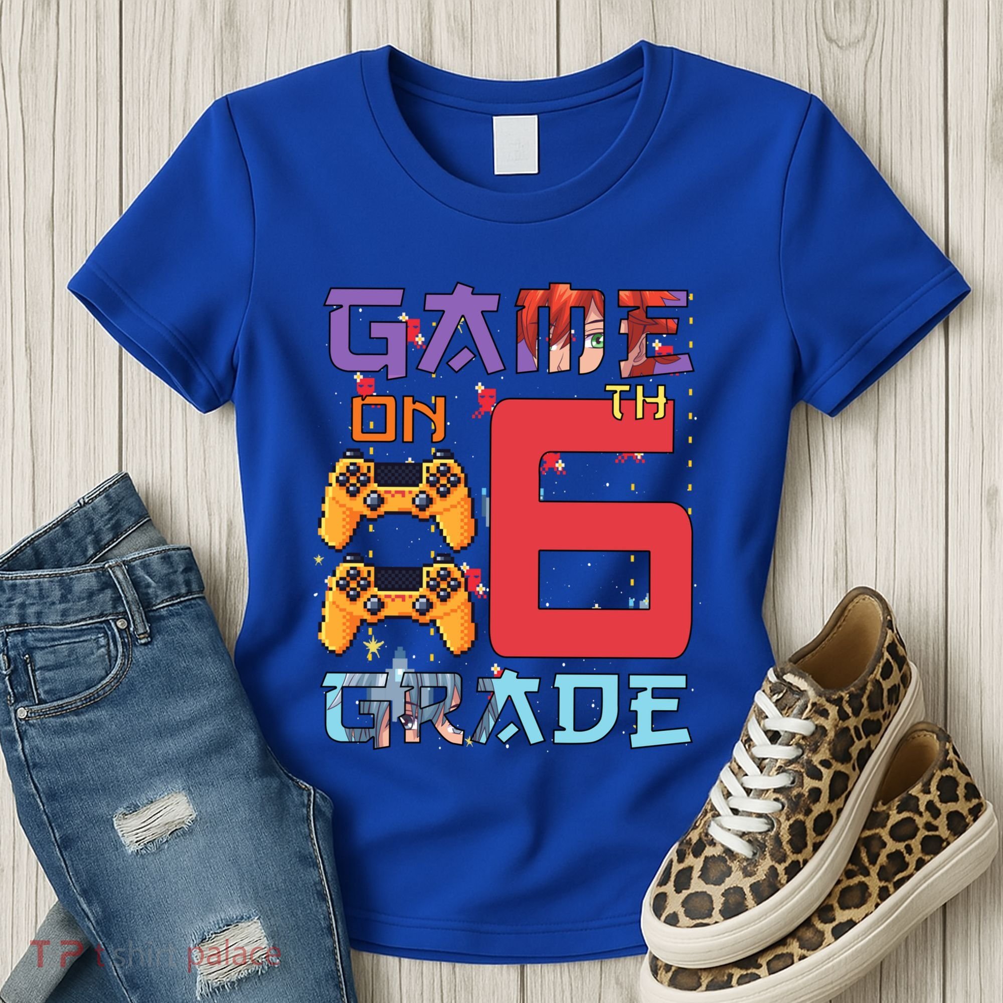 Game On 6Th Sixth Grade 6Th Grade First Day Of School Gift Women's T-Shirt