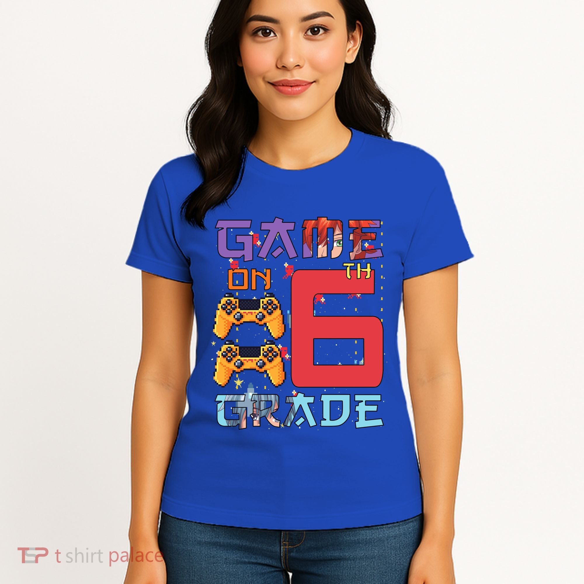 Game On 6Th Sixth Grade 6Th Grade First Day Of School Gift Women's T-Shirt