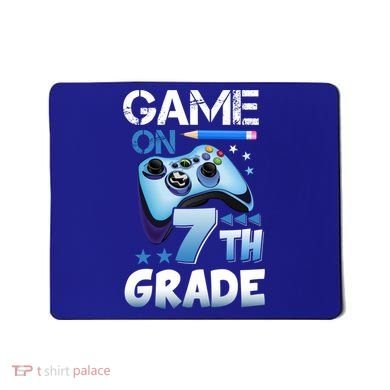 Game On 7Th Grade First Day Gamer Back To School Gift Mousepad