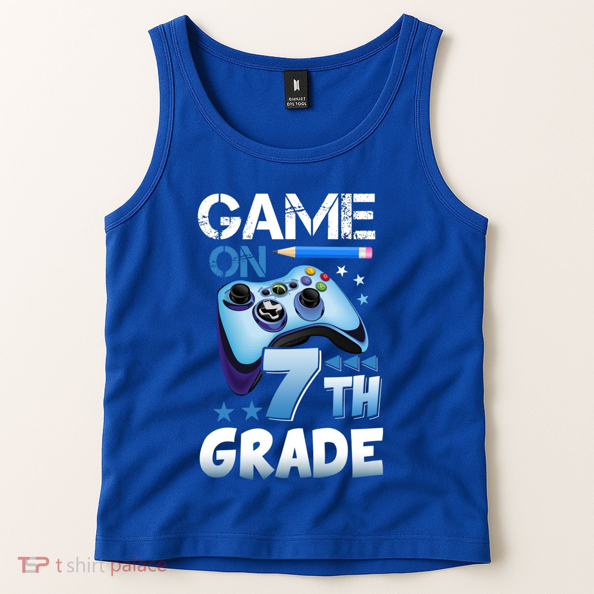 Game On 7Th Grade First Day Gamer Back To School Gift Tank Top