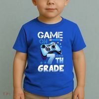 Game On 7Th Grade First Day Gamer Back To School Gift Toddler T-Shirt thumb 2