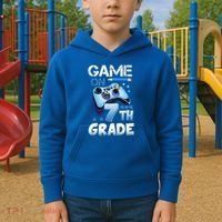 Game On 7Th Grade First Day Gamer Back To School Gift Kids Hoodie thumb 2