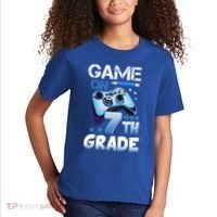 Game On 7Th Grade First Day Gamer Back To School Gift Kids T-Shirt thumb 2