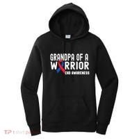 Grandpa Of A Warrior Congenital Heart Disease Awareness Chd Gift Women's Hoodie thumb 0