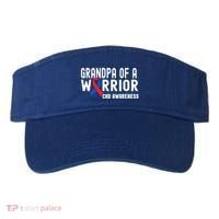 Grandpa Of A Warrior Congenital Heart Disease Awareness Chd Gift Visor thumb 0