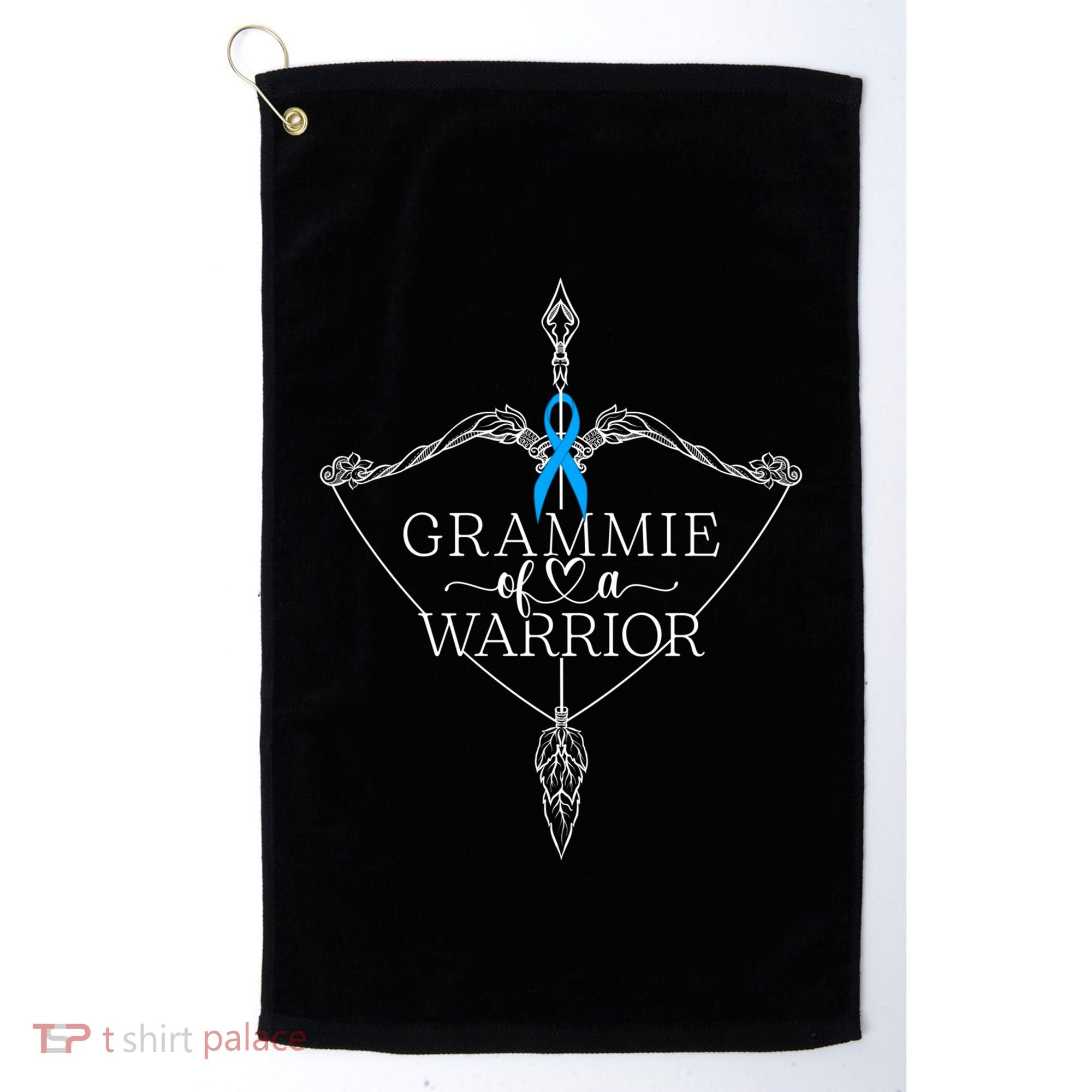 Grammie Of A Warrior Prostate Cancer Awareness Support Squad Gift Golf Towel