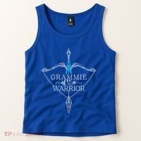 Grammie Of A Warrior Prostate Cancer Awareness Support Squad Gift Tank Top thumb 2
