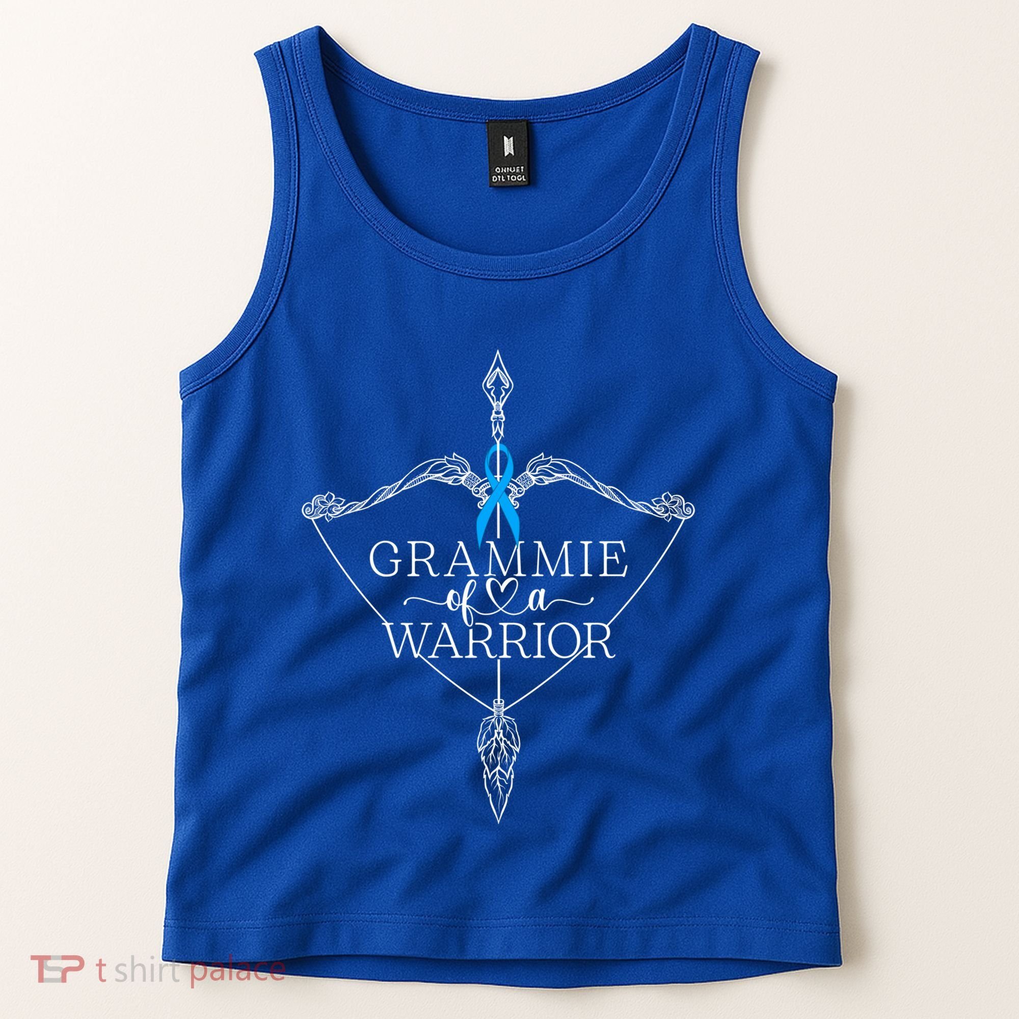 Grammie Of A Warrior Prostate Cancer Awareness Support Squad Gift Tank Top