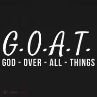 God Over All Things Christian Values G.O.A.T. Jesus Is Our Savior Holy Spirit Ornament thumb 1