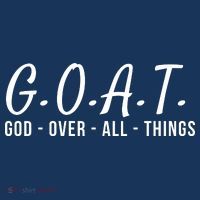 God Over All Things Christian Values G.O.A.T. Jesus Is Our Savior Holy Spirit Apron thumb 3