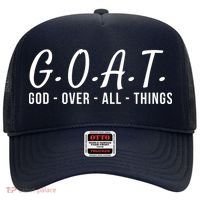 God Over All Things Christian Values G.O.A.T. Jesus Is Our Savior Holy Spirit Hat thumb 0