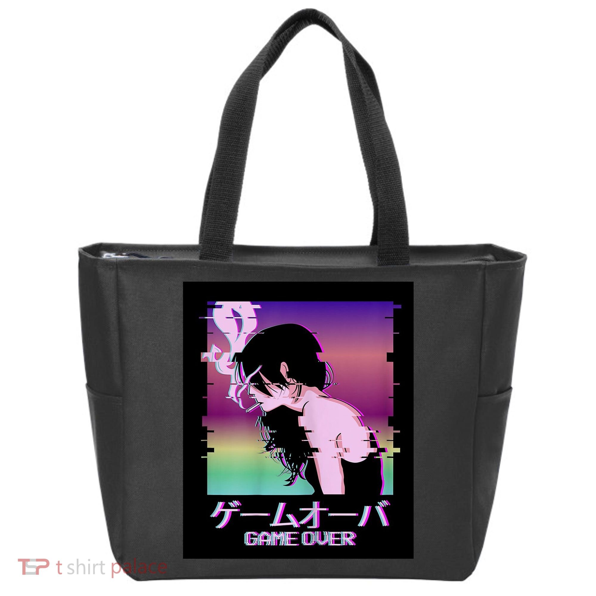 Game Over Anime Tote Bag