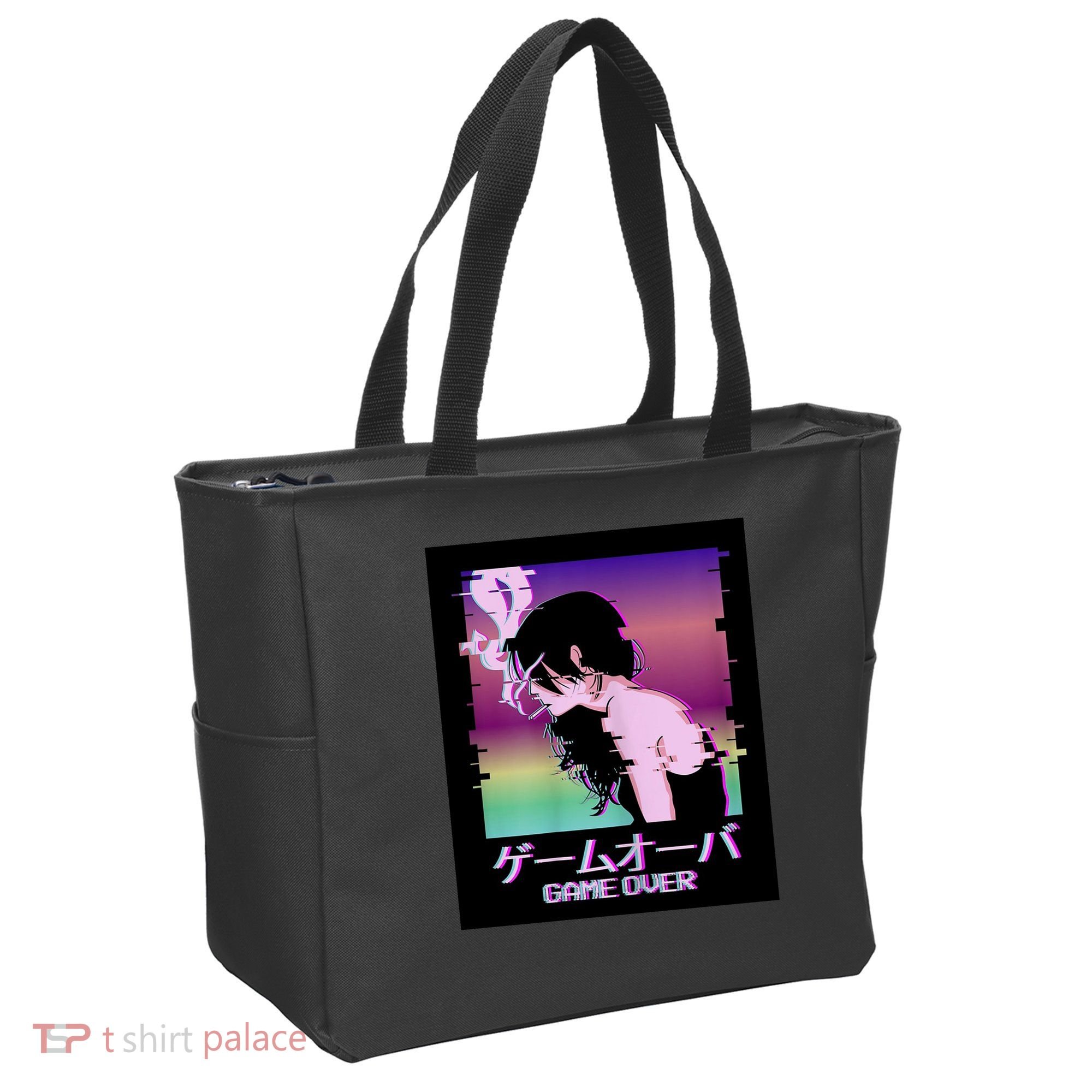 Game Over Anime Tote Bag