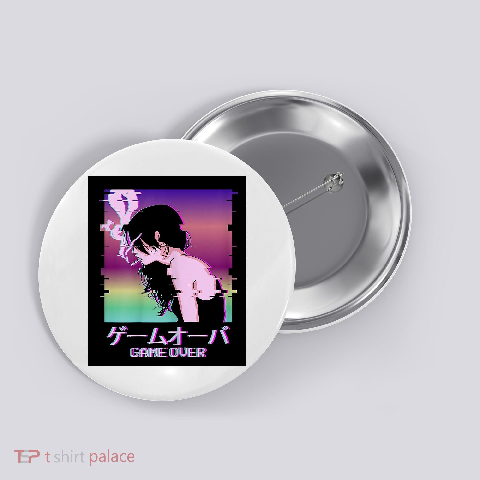 Game Over Anime Button