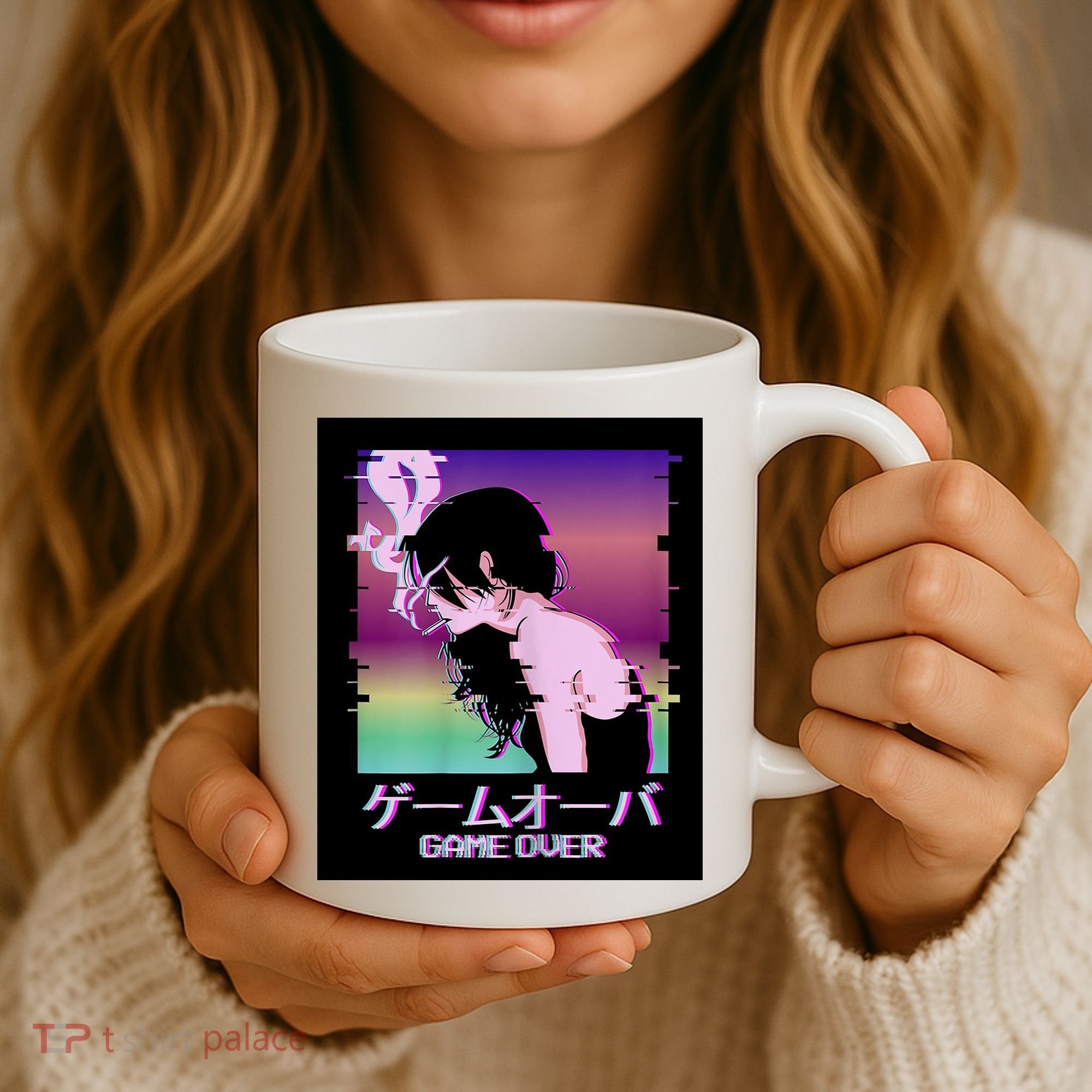 Game Over Anime Coffee Mug